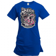 Подовжена футболка Shark bite