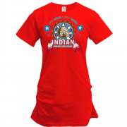 Подовжена футболка indian wild west
