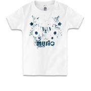 Дитяча футболка music addict