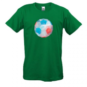 Футболка со стеклянным футбольным мячом