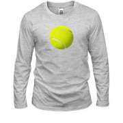 Лонгслив с  зеленым теннисным мячом