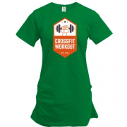 Подовжена футболка crossfit workout