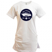 Подовжена футболка sea travel