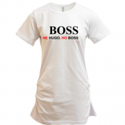 Подовжена футболка для шефа "не hugo, но boss"