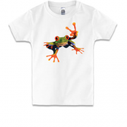 Дитяча футболка з яскравою жабою