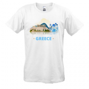 Футболка з визначними пам'ятками Греції