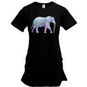 Подовжена футболка зі слоном