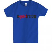 Детская футболка с надписью "REVOLUTION LOVE"