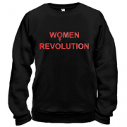 Свитшот с надписью "women revolution"