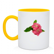Чашка з рожевим квіткою (2)