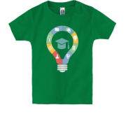 Дитяча футболка з лампочкою "Вчення-світло"