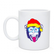 Чашка Новогодняя обезьяна