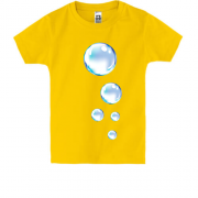 Детская футболка с мыльными пузырями