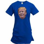 Подовжена футболка з Дональдом Трампом