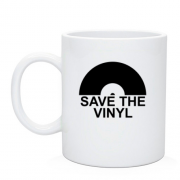 Чашка Save the vinyl
