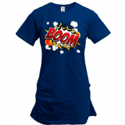 Подовжена футболка "BOOM"
