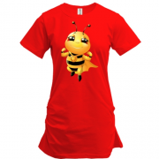 Подовжена футболка з бджолою супергероєм
