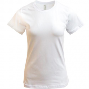 Жіноча біла футболка 
