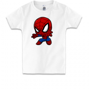 Детская футболка з людиною-павуком в польоті