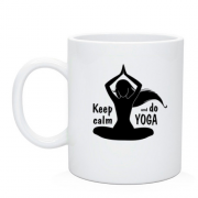 Чашка Keep Calm an Do Yoga