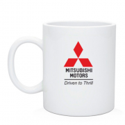 Чашка с лого Mitsubishi Motors