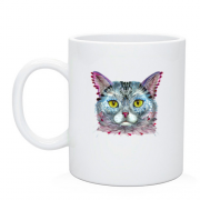 Чашка с арт-котом