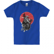 Детская футболка c вооруженным самураем