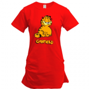Подовжена футболка з котом Гарфілдом