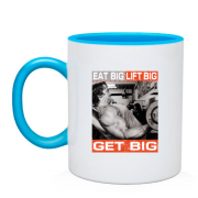 Чашка с Шварценеггером "Get Big"