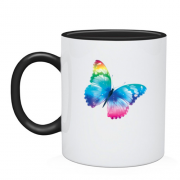 Чашка з яскравим метеликом (2)