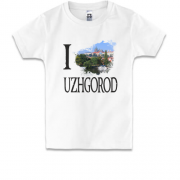 Дитяча футболка Я люблю Ужгород