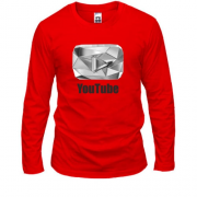 Лонгслив с бриллиантовым логотипом YouTube