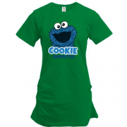 Подовжена футболка Cookie monster