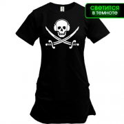 Подовжена футболка Music pirates