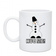 Чашка зі сніговиком Hug me!