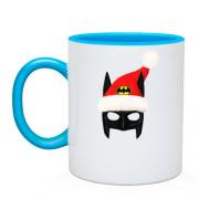 Чашка Бэтмен в шапке Санты
