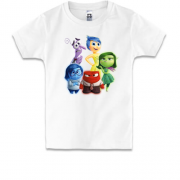 Дитяча футболка з героями мультфільму "Головоломка"