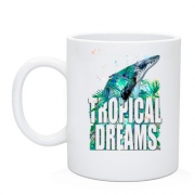 Чашка Tropical dreams с китом