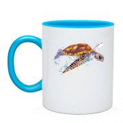 Чашка с морской черепахой