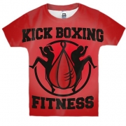 Детская 3D футболка Kick boxing fitness