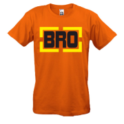 Женская футболка BRO (рамка)