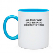 Чашка A glass of wine...