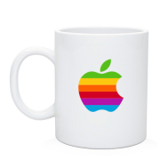 Чашка Apple (радуга)
