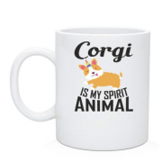 Чашка Corgi - is my spirit animal