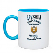 Чашка Жена морского пехотинца - Никто кроме него