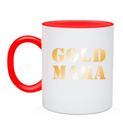 Чашка Gold мама 2