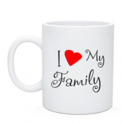 Чашка I Love My Family