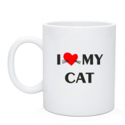 Чашка I love my cat