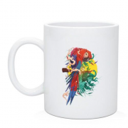 Чашка Parrot bright art