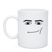 Чашка Roblox - Gigachad face